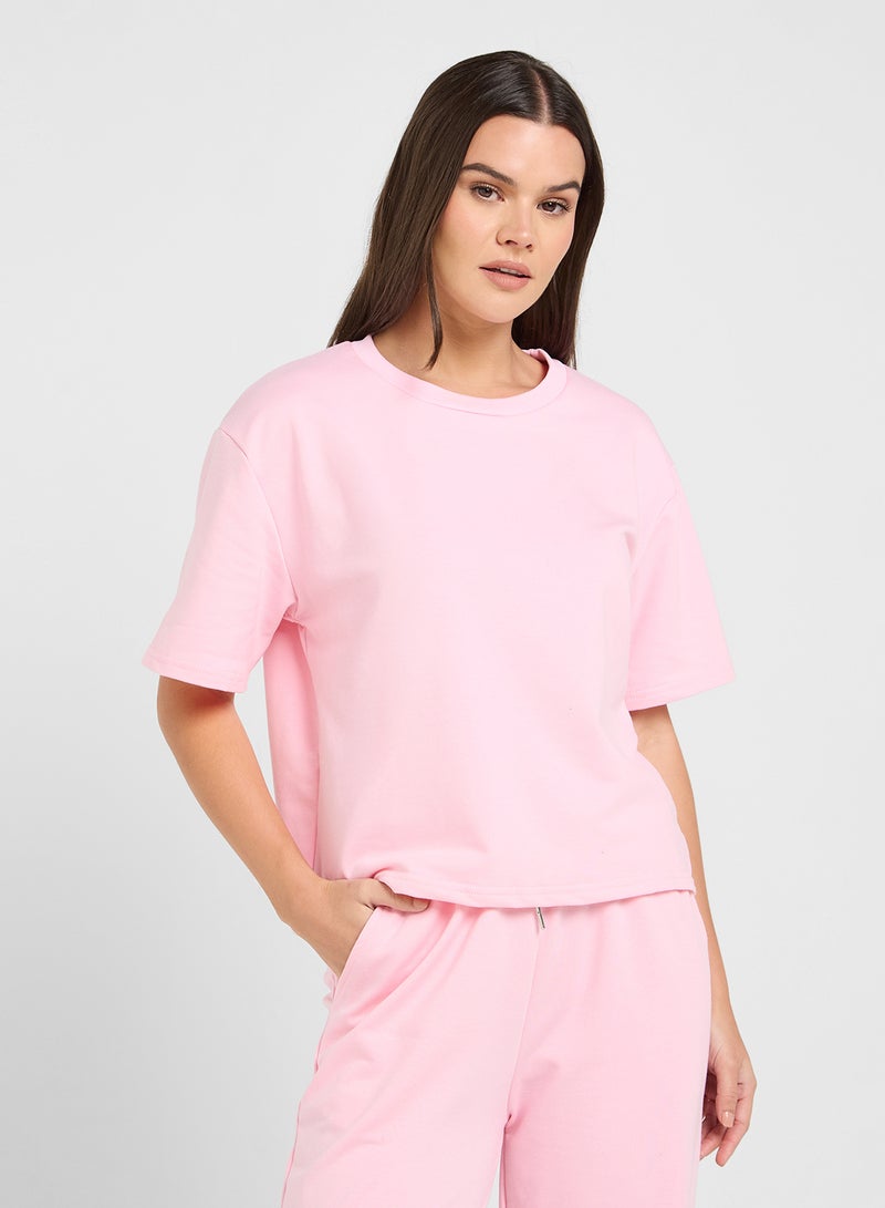 Ginger Basics Oversize T-Shirt & Sweatpant Set - Image 3