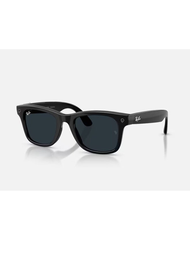 ميتا RAY-BAN (GEN 3) WAYFARER Bridge & Nosepads High Bridge Fit Frame Clear/Grey Transitions Lenses AI Glasses Size 53 -22 Clear/Grey - Image 2