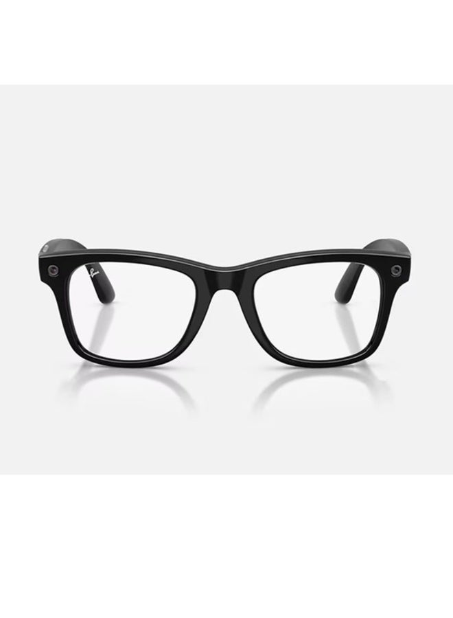 ميتا RAY-BAN (GEN 3) WAYFARER Bridge & Nosepads High Bridge Fit Frame Clear/Grey Transitions Lenses AI Glasses Size 53 -22 Clear/Grey - Image 4