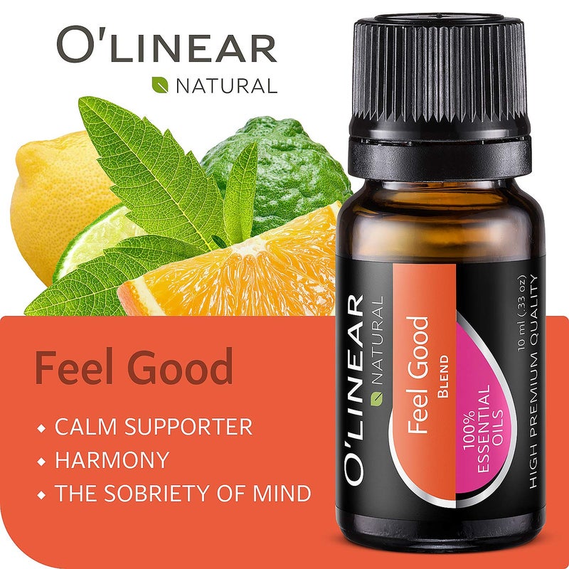 O'linear Essential Oils 6 Blends Set - Perfect for Humidifiers and Diffusers, Aromatherapy Diffuser Oils Scents, Essential Oil Kit for Home Use, Essential Oil Pack with Various Scents - Image 5