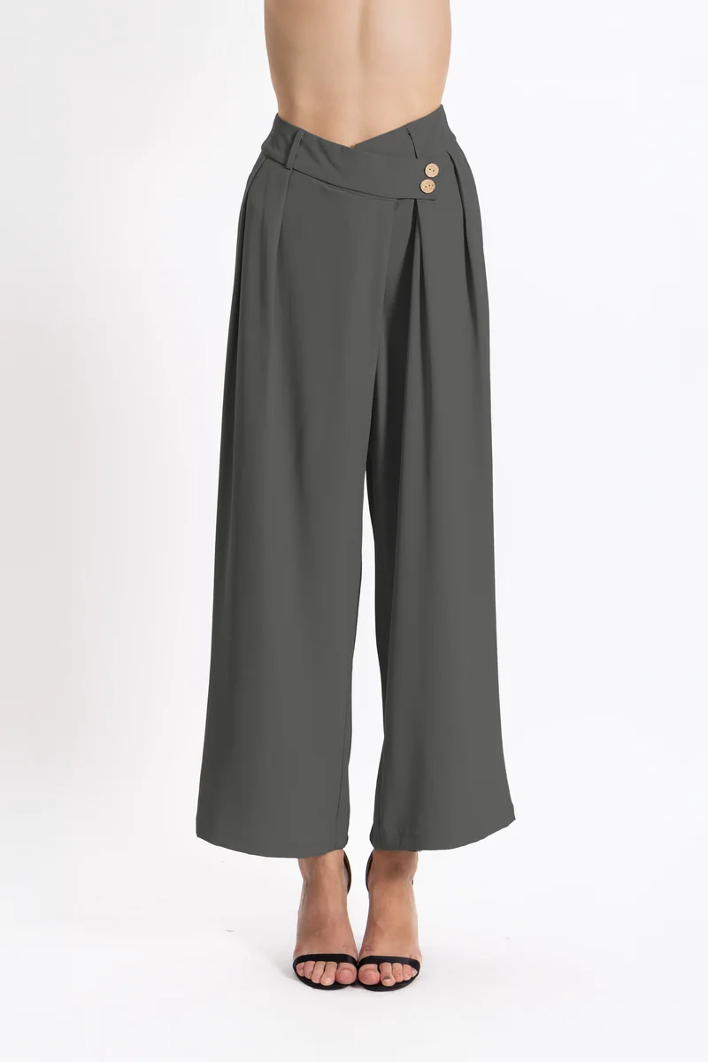 شايبس DETAILED CIFFON TROUSERS