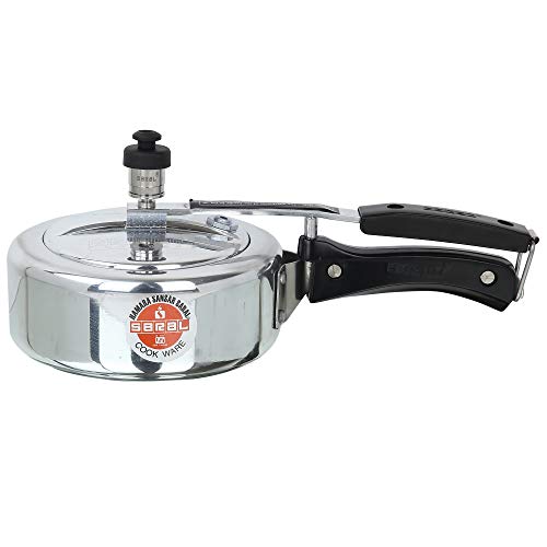 SARAL Pressure Cooker (Aluminium, Inner Lid), 1.5 liter, Silver - Image 2