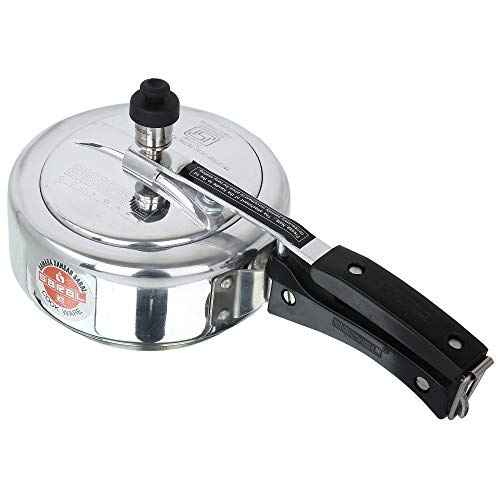 SARAL Pressure Cooker (Aluminium, Inner Lid), 1.5 liter, Silver - Image 3