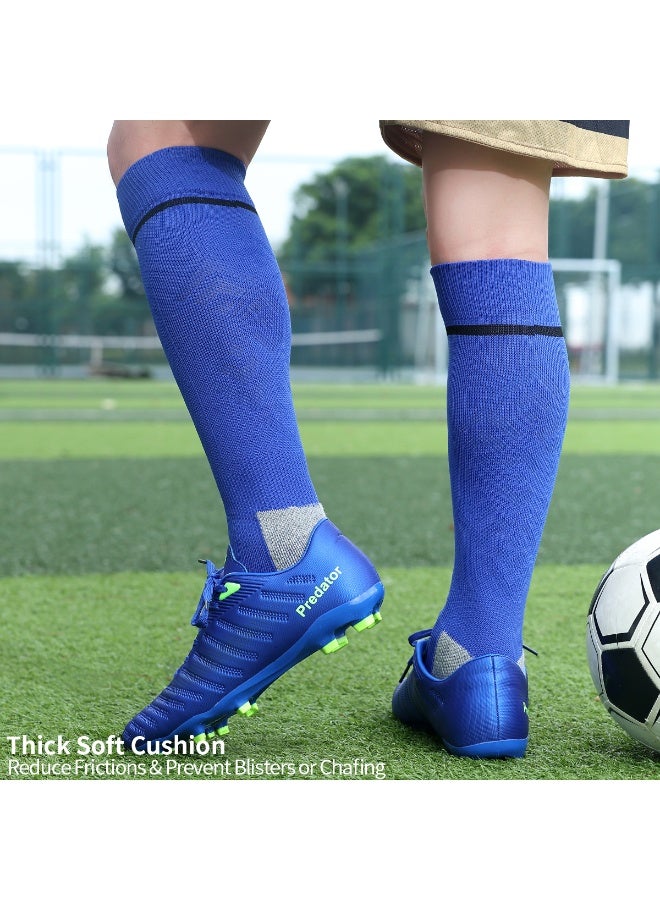 جناح السماء جوارب كرة القدم للرجال (1/2/3/4 زوج) وسادة رياضية، قابلة للتنفس، مريحة، مضادة للانزلاق، حماية من الوسادة، امتصاص العرق، جوارب رياضية للأطفال والشباب والبالغين - Image 5