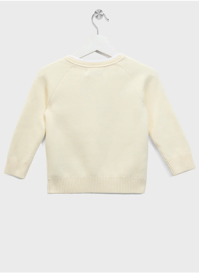 كالفن كلاين جينز Infant Logo Sweater