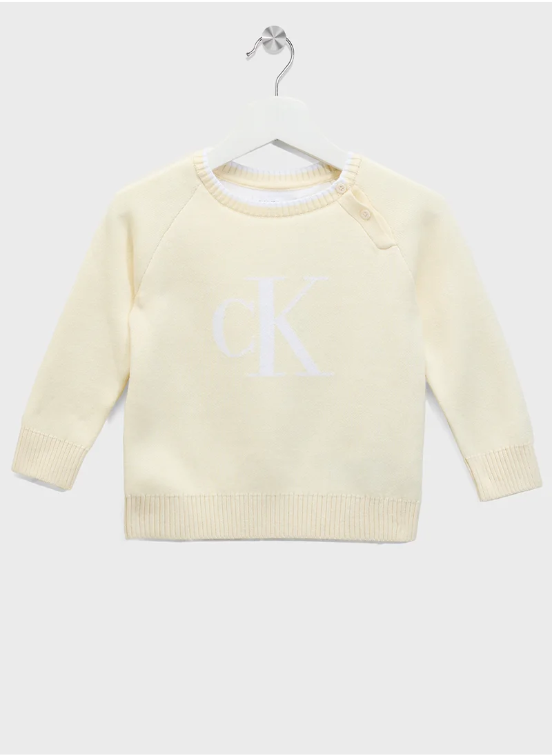 كالفن كلاين جينز Infant Logo Sweater