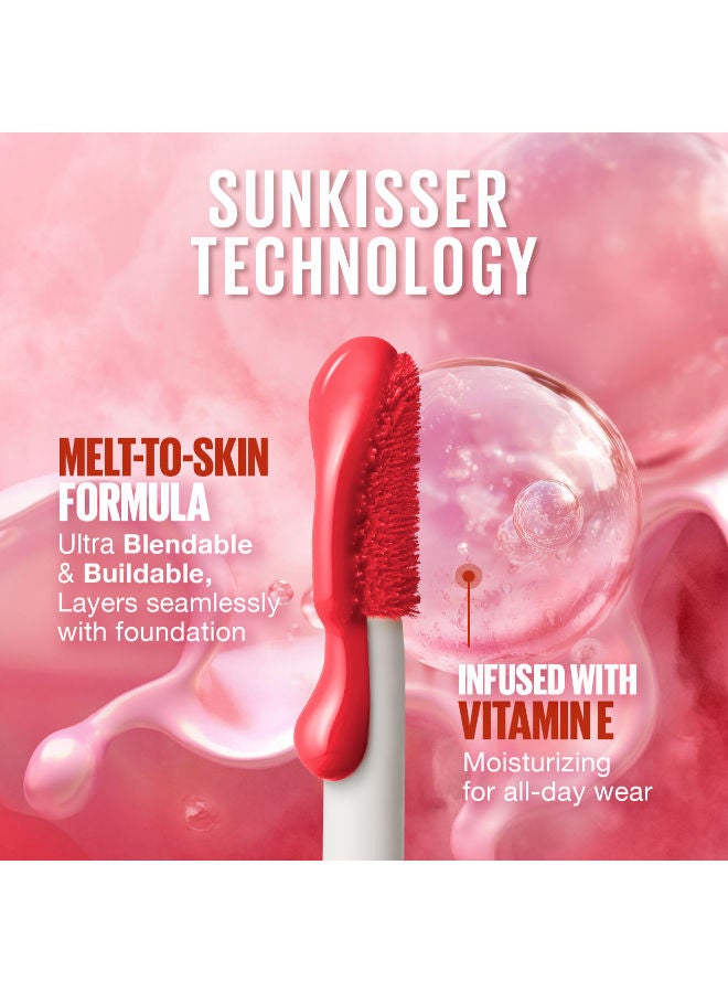 MAYBELLINE NEW YORK MAYBELLINE SUNKISSER 12H LONGWEAR MULTI-USE MATTE LIQUID BLUSH, SUNKISSER BRONZER, BLENDABLE, BUILDABLE, 31 HOT PINK SUMMER  - Image 5
