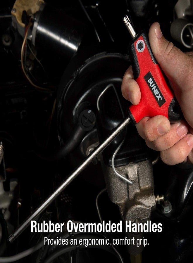 Sunex Tools Sunex 9857T, Star Hex Key Set, 7Piece, T10 to T40, Comfort Grip, Rubber Overmolded Handle, Storage Tray - Image 3