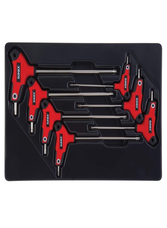 Sunex Tools Sunex 9857T, Star Hex Key Set, 7Piece, T10 to T40, Comfort Grip, Rubber Overmolded Handle, Storage Tray - Image 2