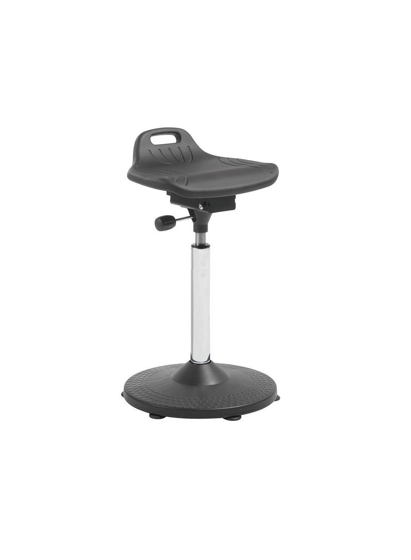 bott Bott Industrial chair work stools standing support (height 570-830) WxDxH: 350x350x830mm black  - Image 1