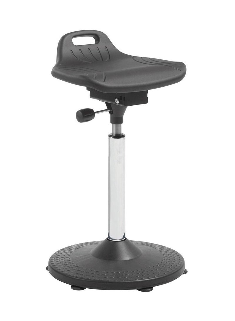 bott Bott Industrial chair work stools standing support (height 570-830) WxDxH: 350x350x830mm black  - Image 2