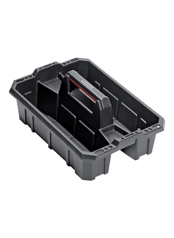 Kistenberg Cargo Plus Polymer Blend Tool Box with Removable Separators Black 13.3 x 30 x 30 cm KCA30 - Image 1