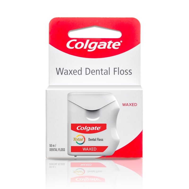 Colgate Total Waxed Dental Floss - 50 m - Image 1
