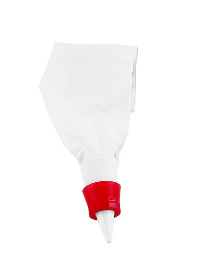 Royalford Icing Bag With 6 Nozzles Bake In Style 29.5Cm Pp And Eva 24.7X12X3.5Cm Multicolor White/Red - Image 4
