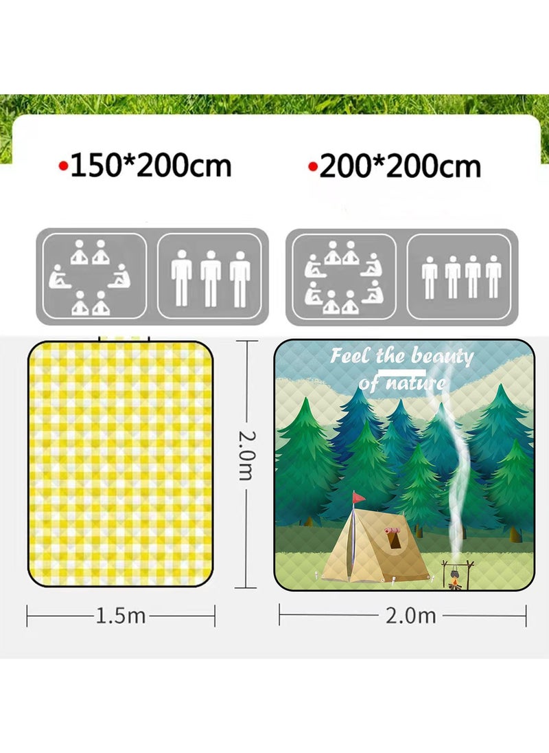 Thick waterproof picnic mat, outdoor camping mat 200 * 200cm - pzsku/ZC900BFA66808FA367934Z/45/_/1735021063/58020acd-a4d4-4e00-b564-398f014b99c2