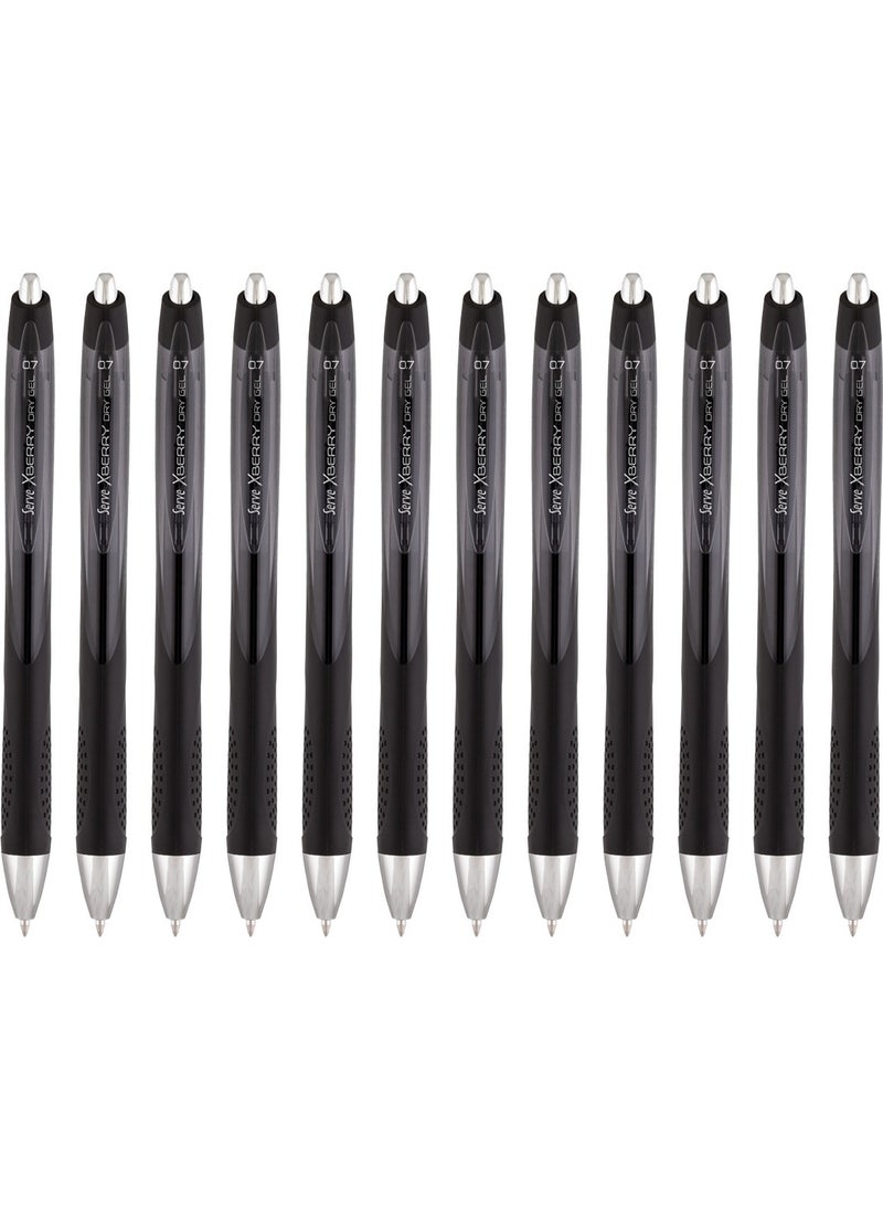 Serve 0.5 mm Xberry Gel Pen Black Box of 12 