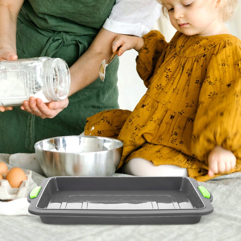🍳 قالب كيك من السيليكون للخبز آمن للميكروويف والفرن مقاوم ومتينة - Image 3