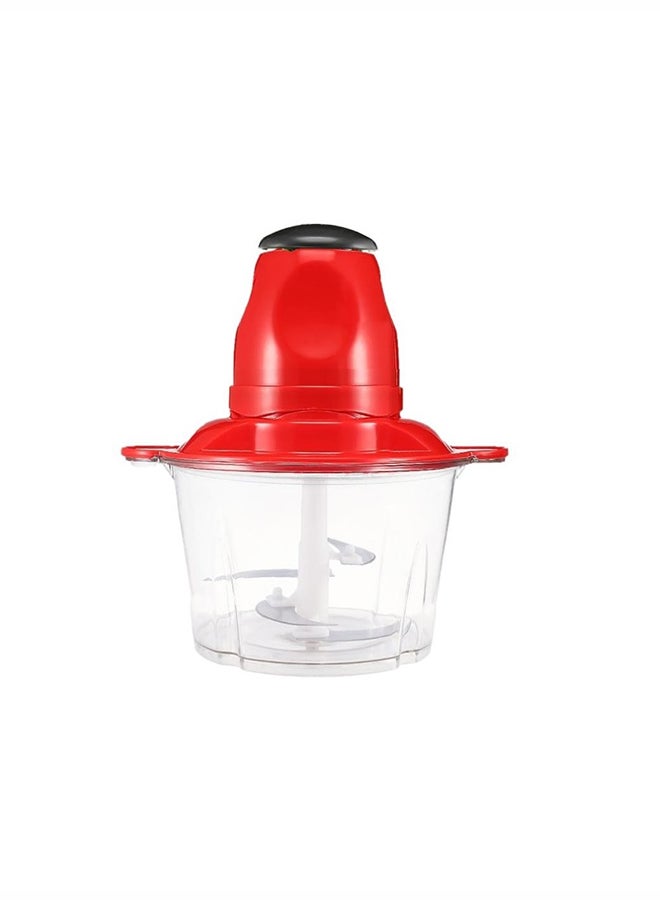 Electric Food Chopper Meat Grinder for Vegetables Fruits and Nuts 2 L 220 W 2LRED green