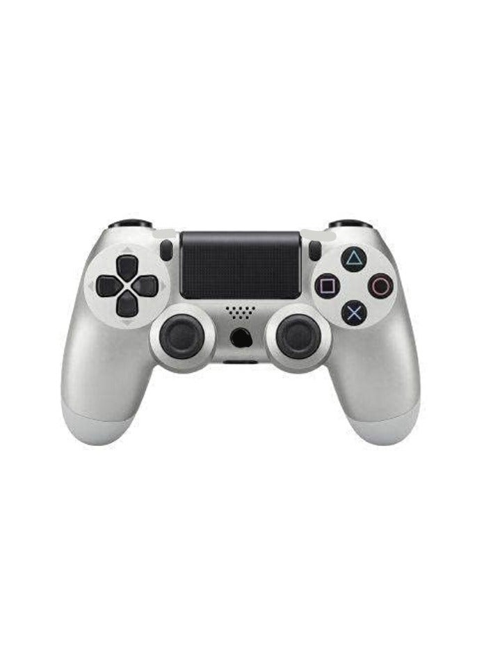 Wireless DualShock 4 Controller for PlayStation 4 – Silver, Bluetooth, Vibration Feedback 