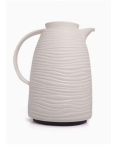 Tea Thermos Corrugated White