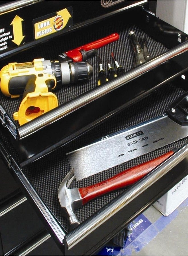 Con-Tact Brand Industrial Grip Premium Shelf Liner, Non-Adhesive and Non-Slip Drawer Liner, Heavy-Duty, Waterproof, Easy-to-Clean, 86" x 22", Black - Image 3