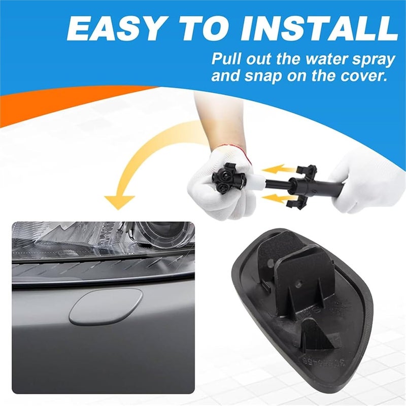 Wivplex Headlamp Washer Nozzle Cover for Volvo S80 - Image 2