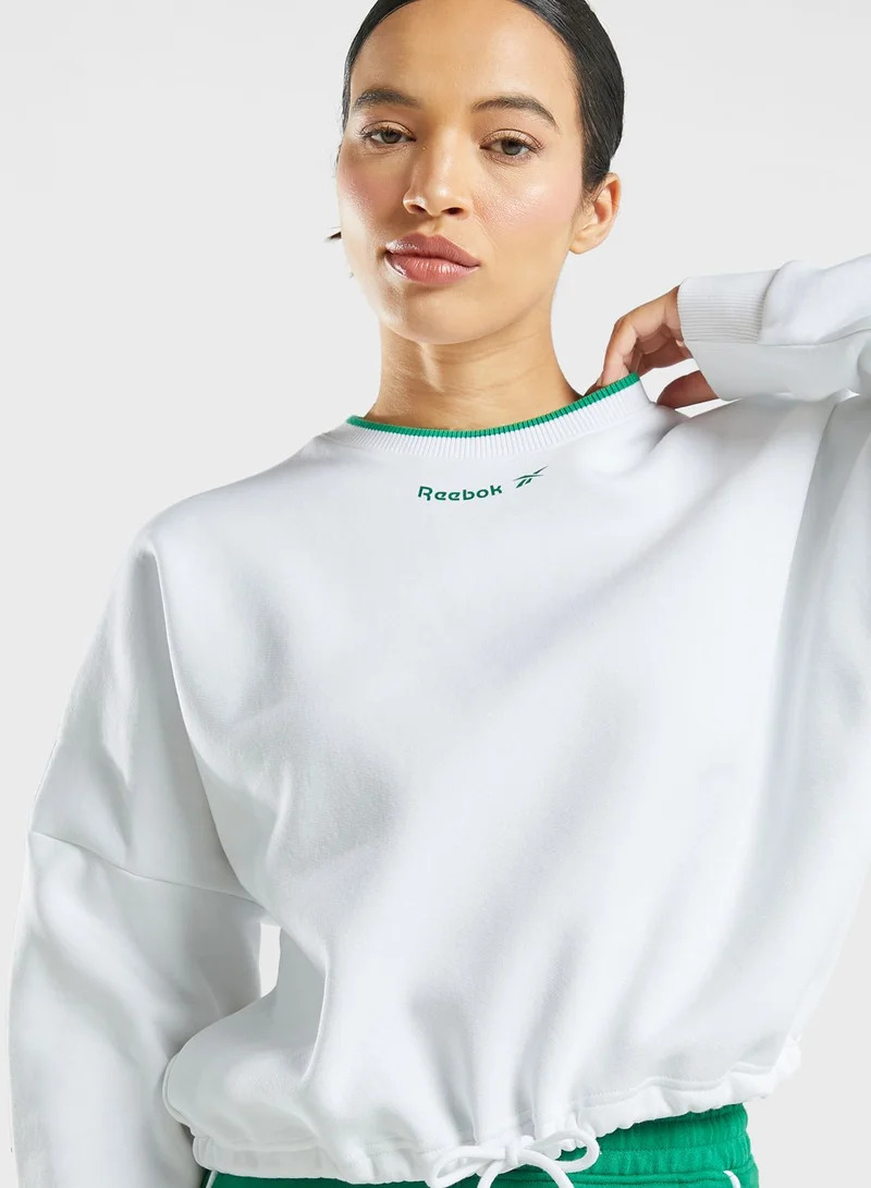 Reebok Logo Fleece Sweatshirt
