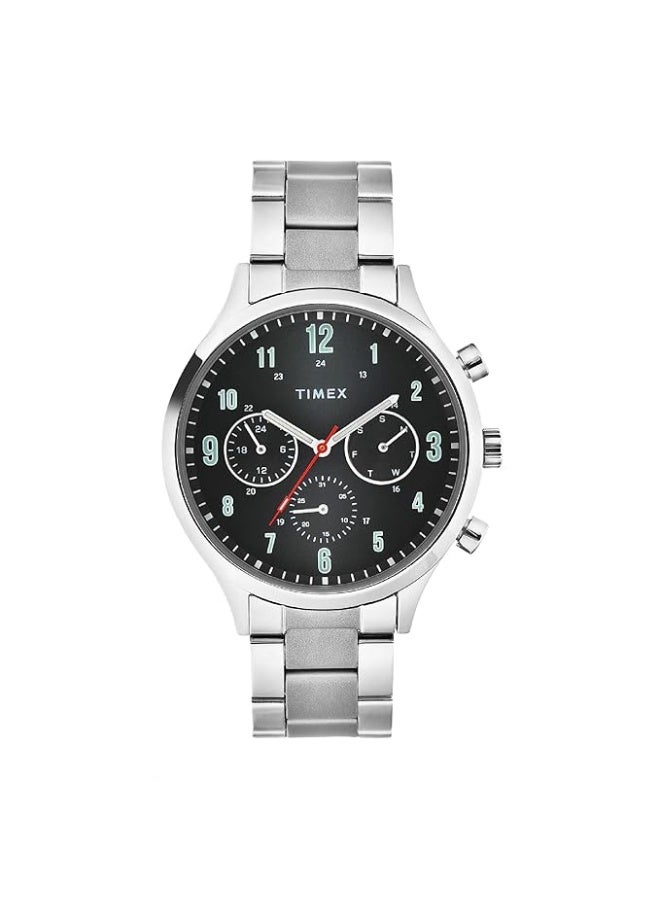 TIMEX Analog Watch for Men with Round Dial & Water Resistant Man's Wrist Watches - Image 1