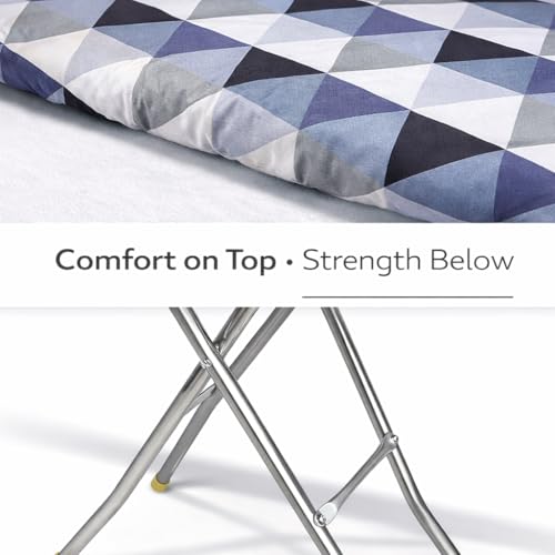 Maanit Wooden Heavy Self Standing Ironing Board/Table 18 Inch | Foldable Portable Iron Board with Iron Stand | Strong Stable Base for Home Use - Image 4