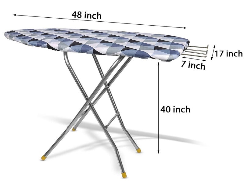 Maanit Wooden Heavy Self Standing Ironing Board/Table 18 Inch | Foldable Portable Iron Board with Iron Stand | Strong Stable Base for Home Use - Image 5
