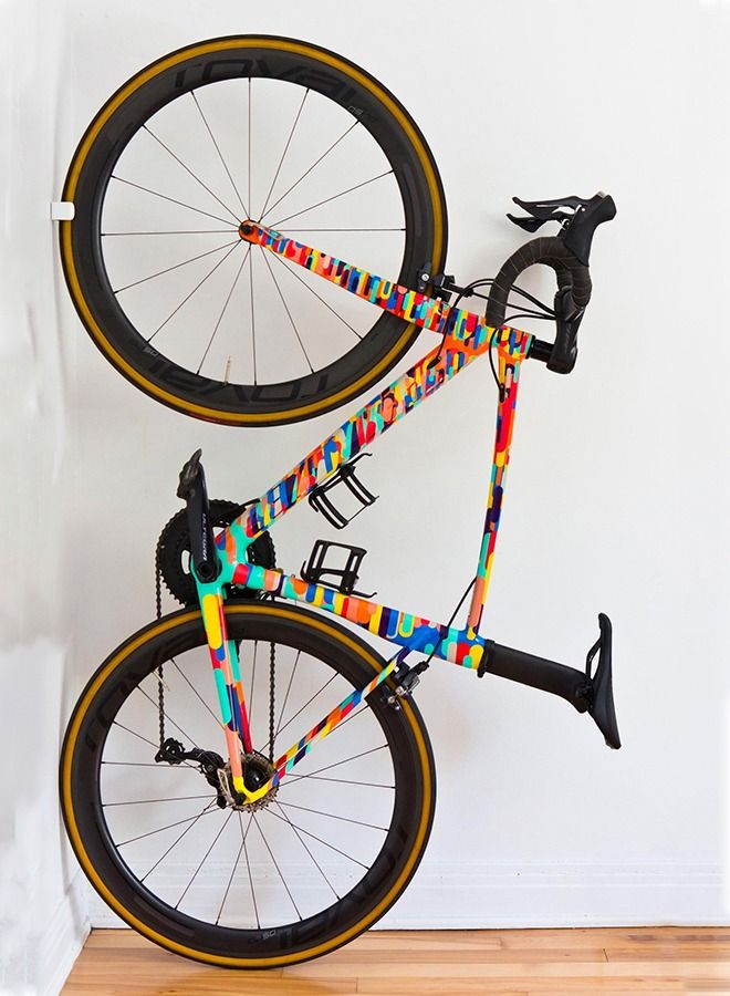 Generic Bike Clip Indoor & Outdoor Bicycle Storage Rack & Mount System, Easy To Install  - Image 3