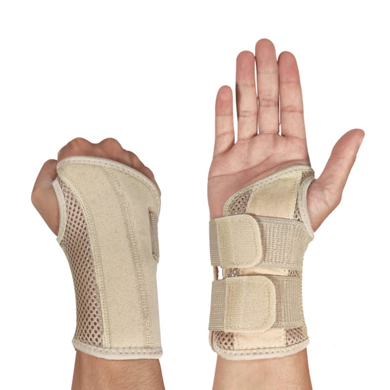 NAGSOFE Wrist Brace for Carpal Tunnel Relief Night Support Hand Brace with 2 Stays for Women Men Adjustable Wrist Support Splint for Right Left Hands for Tendonitis Arthritis Sprains - Image 3