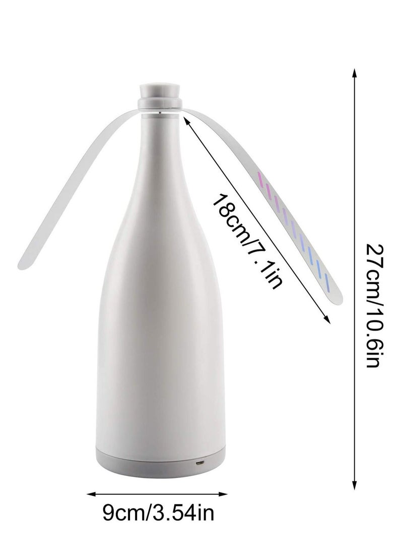 Fly Fan for Tables Repellent Insects Portable Automation Food Fan Mini Picnic Drive Table Outdoor Indoor Keep Flies/Bug Away from Your and Family