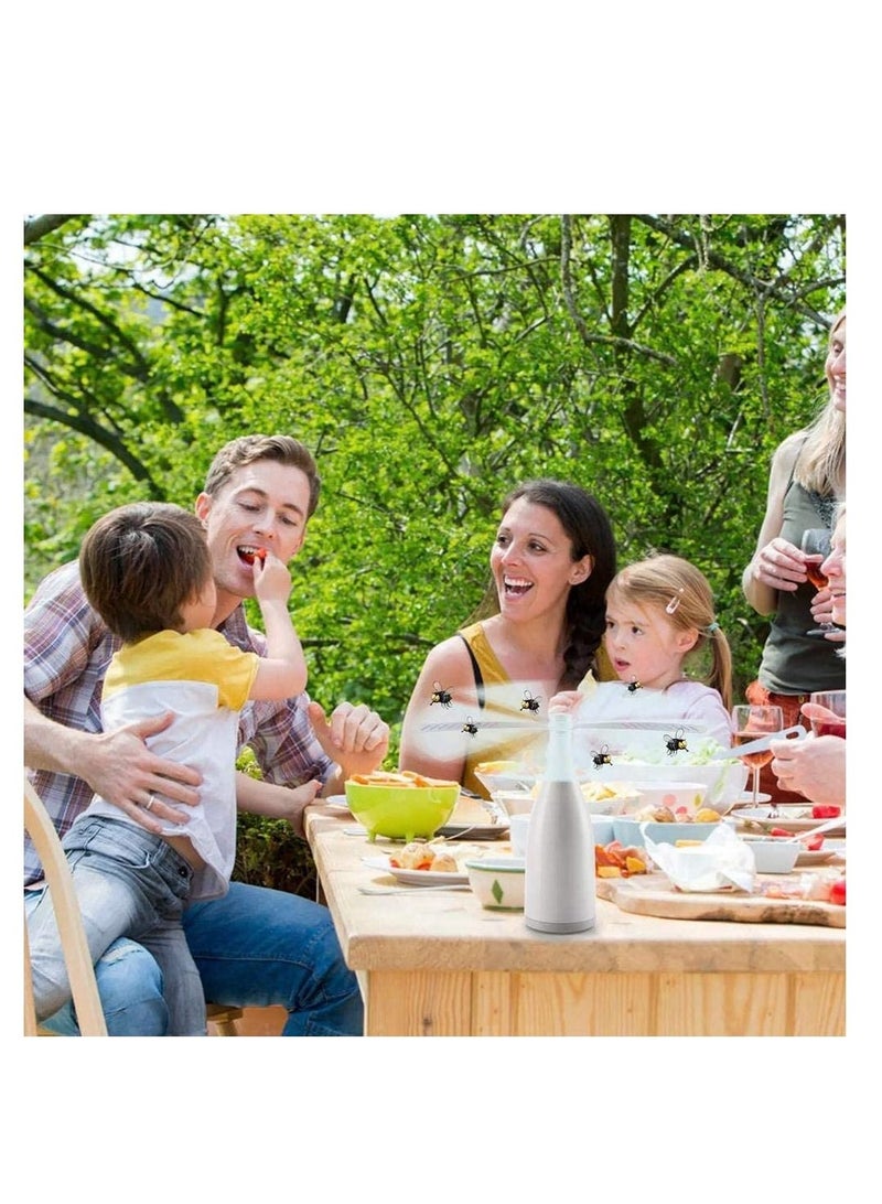 Fly Fan for Tables Repellent Insects Portable Automation Food Fan Mini Picnic Drive Table Outdoor Indoor Keep Flies/Bug Away from Your and Family