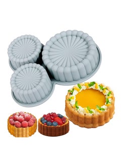 Charlotte Cake Pan Silicone Nonstick 8 Inch Round Cake Molds for