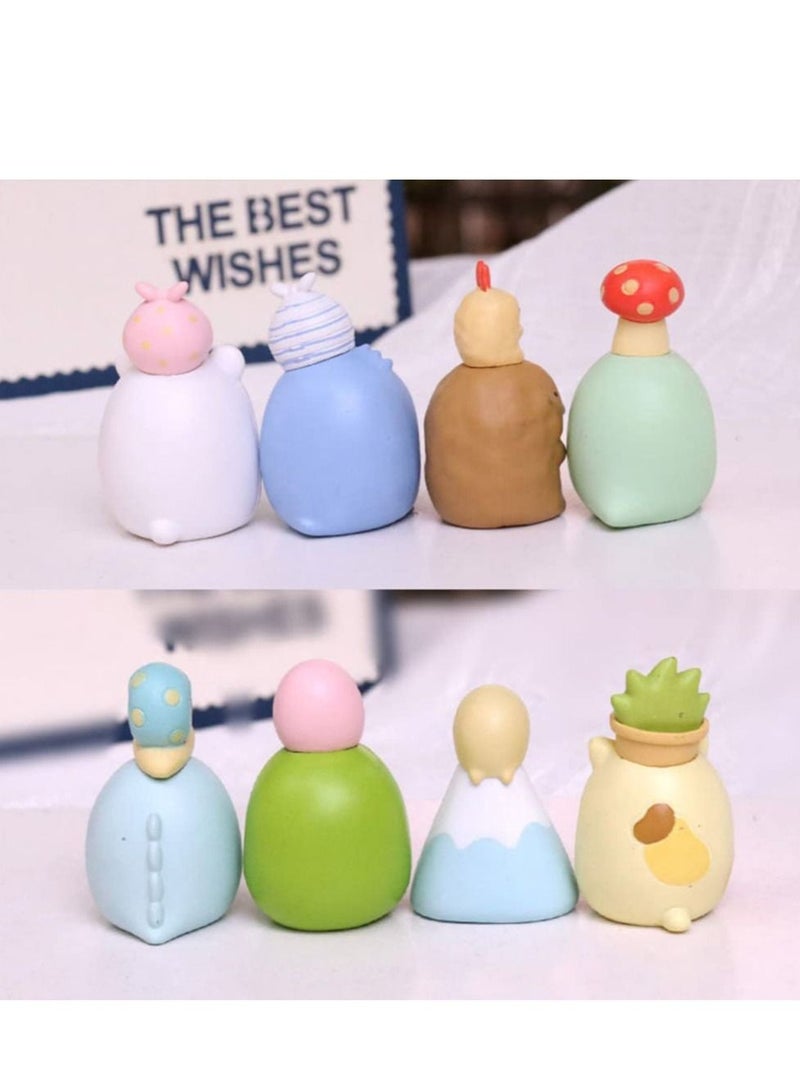SYOSI Cake Decorations 8PCS Mini Figures for Birthday Party Decorations and Cupcakes High-Quality PVC Material for Kids - Image 5