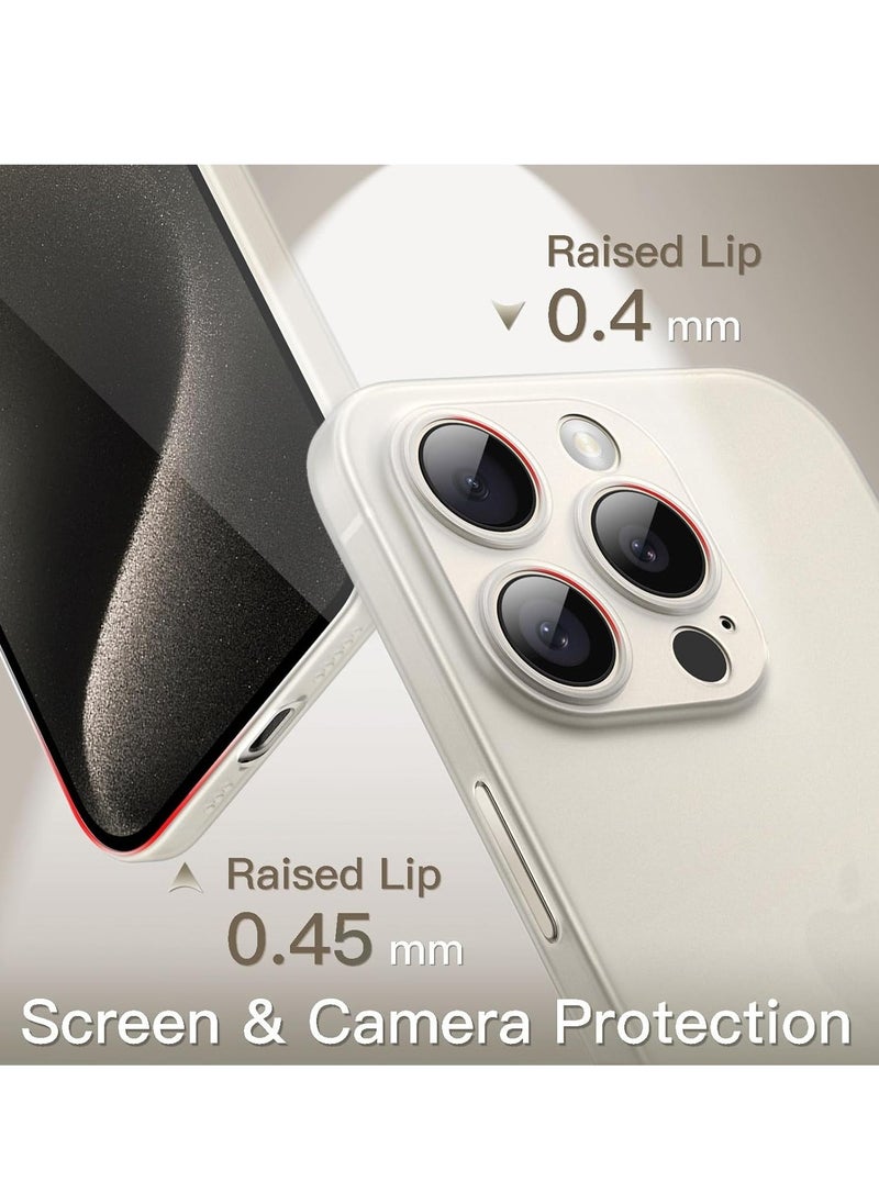 JAJEEK Ultra-Thin Case (0.35mm Thin) for iPhone 15 Pro 6.1 inch, Full Camera Lens Protection, Lightweight Matte Polycarbonate, Wireless Charging Compatible – Sleek & Durable Design - Image 4