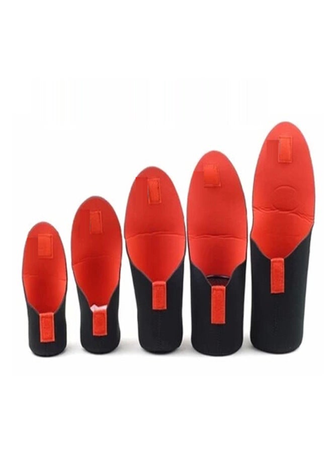 SLR Camera Lens Bag Lens Barrel Thickened Diving Material Waterproof Lens Bag Red And Black Lens Cover Anti-shock And Anti-collision-Color:Customized Customer LOGO (consulting Business Personnel)  - Image 2