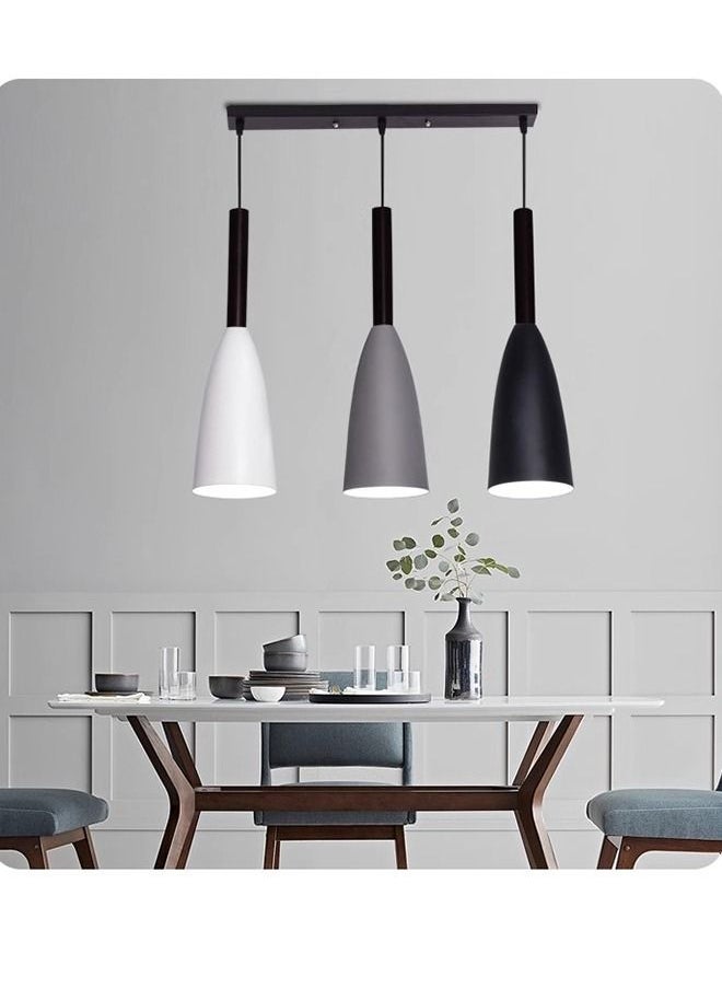 Haikomin - Modern 3 Pendant Lighting Nordic Minimalist Pendant Lights Over Dining Table Kitchen Island Hanging Lamps Dining Room Lights E27 - Image 1