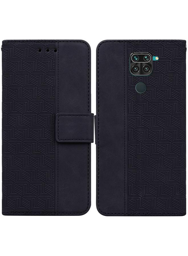 Case For Xiaomi Redmi Note 9 / 10X 4G Geometric Embossed Leather Phone Case