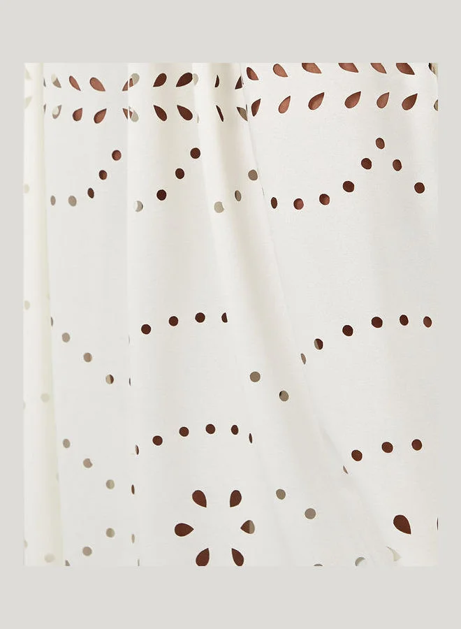 Styli One Shoulder Self Design A Line Maxi Dress