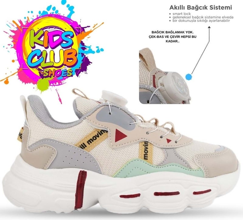 Kocamanlar Cool Rex Smart Lace Mechanism Orthopedic Children's Sports Shoes  - Image 1