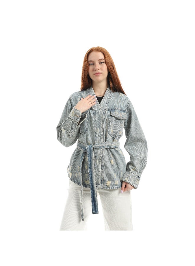 Coctail 17533-denim jacket-blue - Image 1