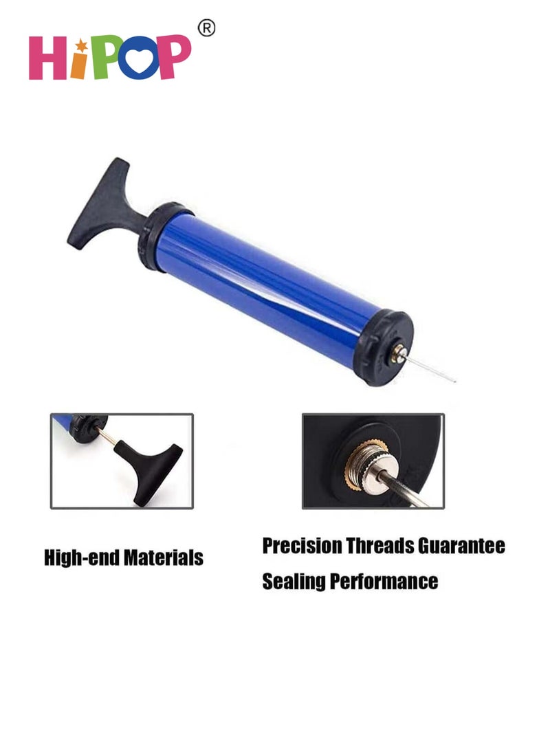 هيبوب مضخة كرة محمولة، مجموعة مضخة هواء مع إبرة، فوهة، خرطوم تمديد للكرة، مناسبة لكرة السلة، كرة القدم، الكرة الطائرة، كرة الماء، الرجبي، والكرات القابلة للنفخ - Image 5