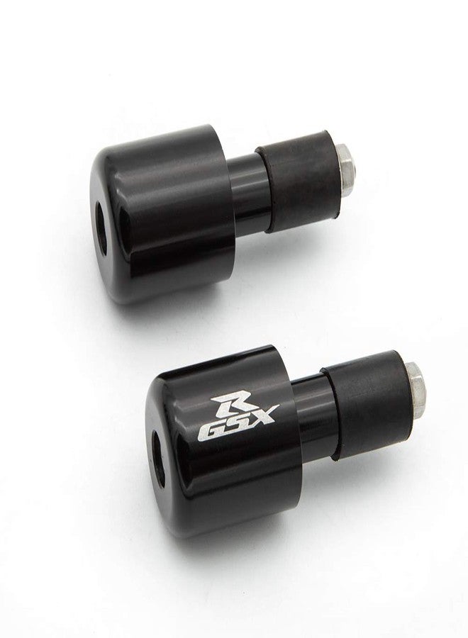 DEFUMP PROCNC Handle Bar Ends Grips Plug Fit for Suzuki GSX-R600 1999-2017 GSX-R750 2000-2017 GSX-R1000 2001-2017 GSXR600 750 2000-2014 GSXR1000 01-13 (Black) - Image 2