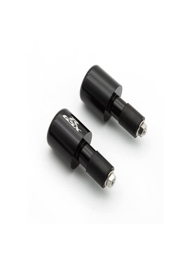 DEFUMP PROCNC Handle Bar Ends Grips Plug Fit for Suzuki GSX-R600 1999-2017 GSX-R750 2000-2017 GSX-R1000 2001-2017 GSXR600 750 2000-2014 GSXR1000 01-13 (Black) - Image 1