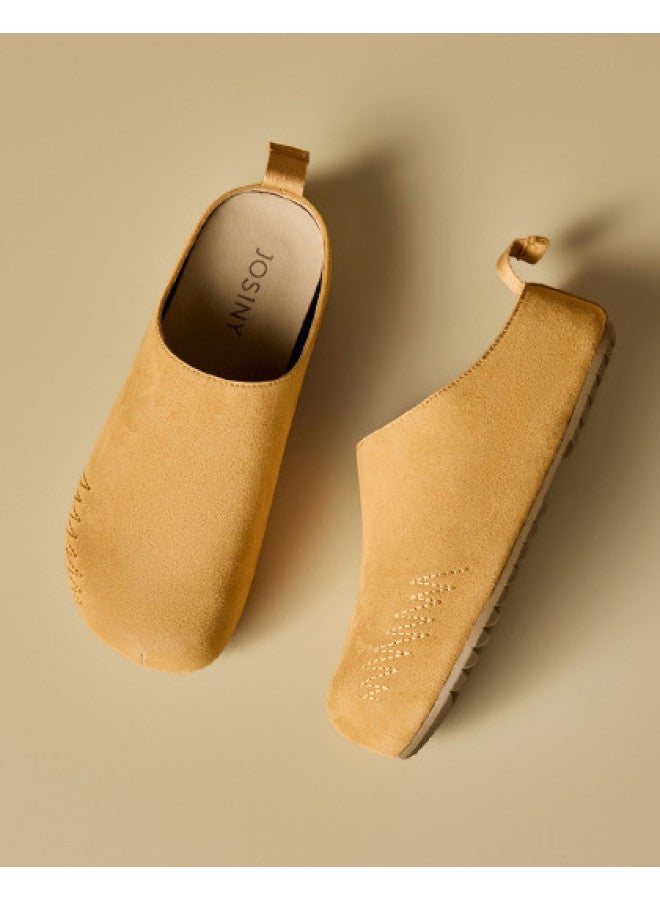 Josiny Autumn And Winter Simple Plain Surface Relaxed Lazy Outfit Lightweight Comfortable Soft Flats - Image 1
