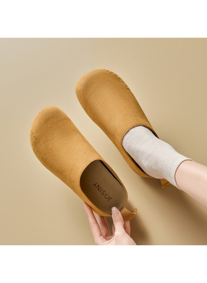 Josiny Autumn And Winter Simple Plain Surface Relaxed Lazy Outfit Lightweight Comfortable Soft Flats - Image 4