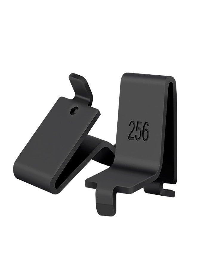 Lenink 256P-ZC Adjustable Pilaster Shelf Clip, 28 Pcs Black Shelving Brackets Clips for Metal and Wood Shelving - Image 1