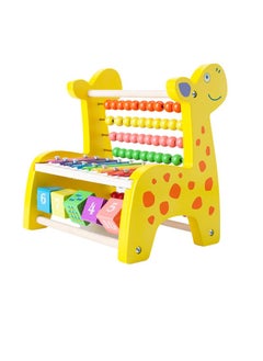 Y&D Wooden Deer Functional Calculation Frame For Children Children's Early Education Puzzle Toys  - Image 1